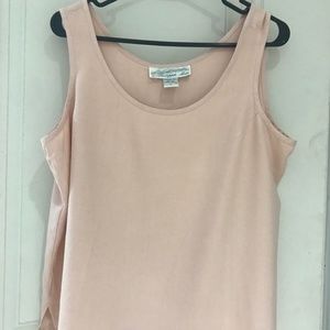 Pineapple Moon Tank Top 100% Silk